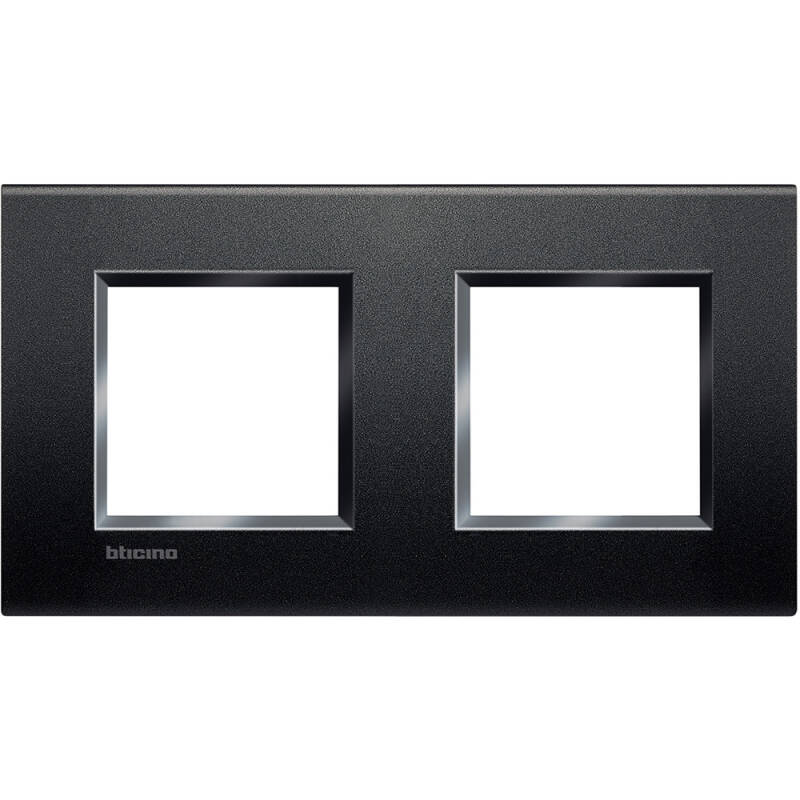 Marco Cuadrado 2x2 Módulos BTicino Living Light LNA4802M2BI