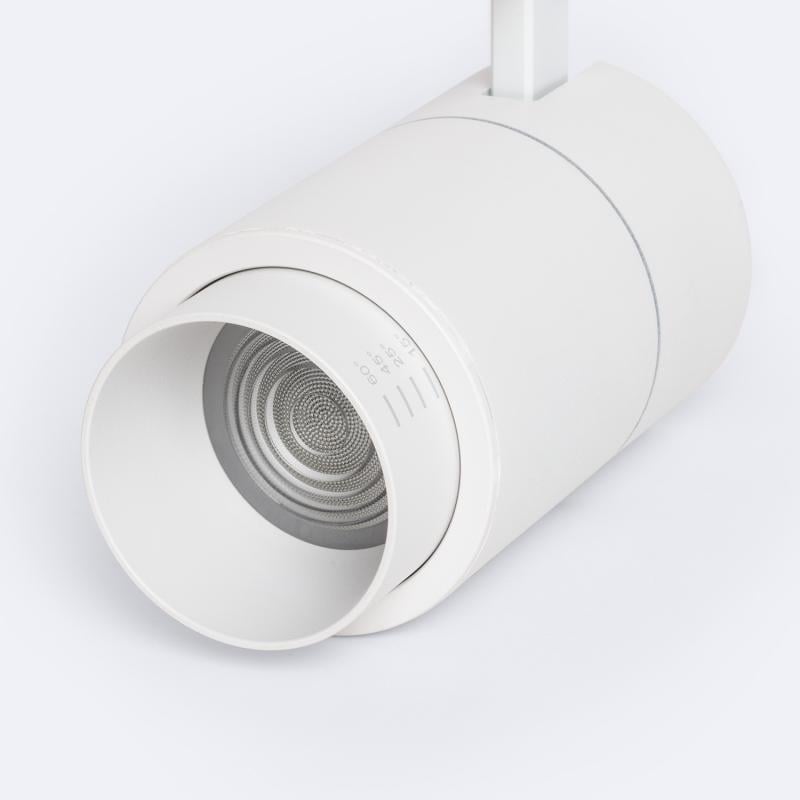 Foco Carril LED Monofásico 30W Regulable CCT Seleccionable Pulyx Multiángulo 15-60º