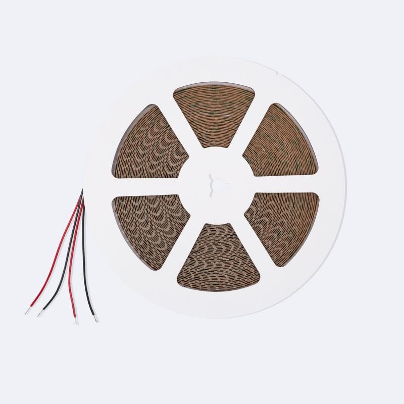 Tira LED 24V SMD 120 LED/m Bobina 20m Larga Distancia 10W/m 1250lm/m Ancho 10mm Corte 5cm IP20