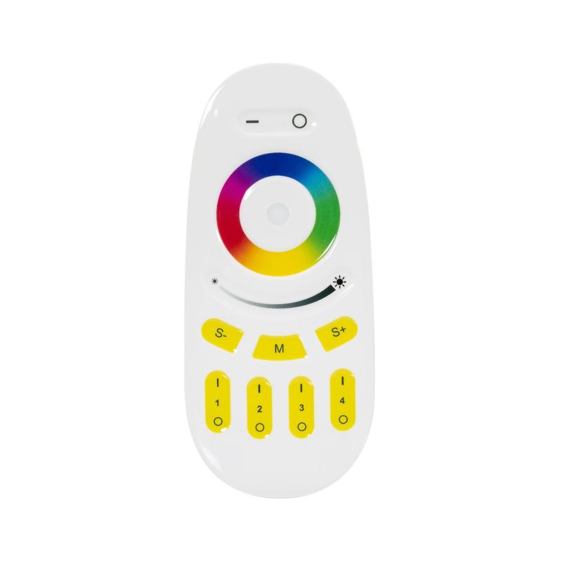Controlador Regulador RGB 12/24V DC con Mando RF 4 Zonas