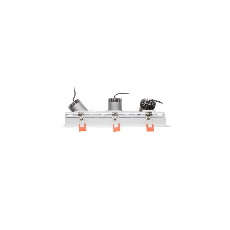 Foco Downlight LED 3x10W CREE-COB Direccionable Madison LIFUD (UGR 19) Corte 295x110 mm