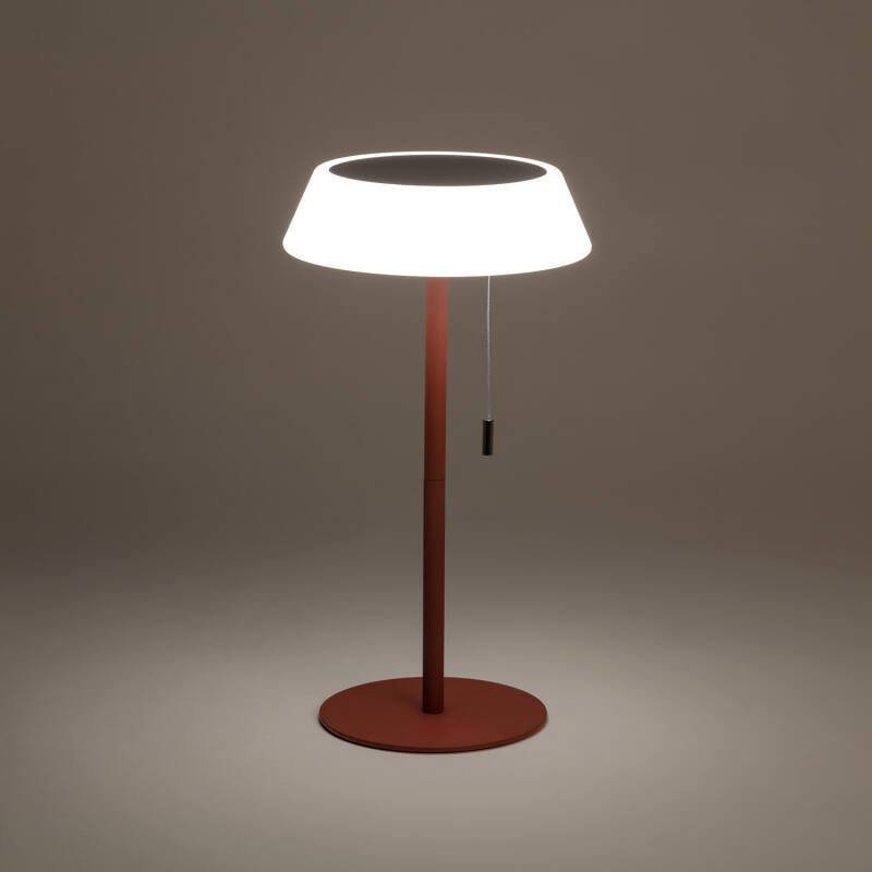 Lámpara de Mesa Solar Exterior LED 1.2W Metal Aldana