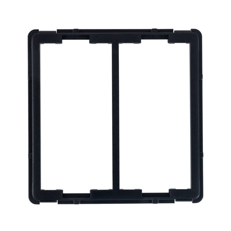 Módulo Tapa Ciega Doble con Marco PC Modern
