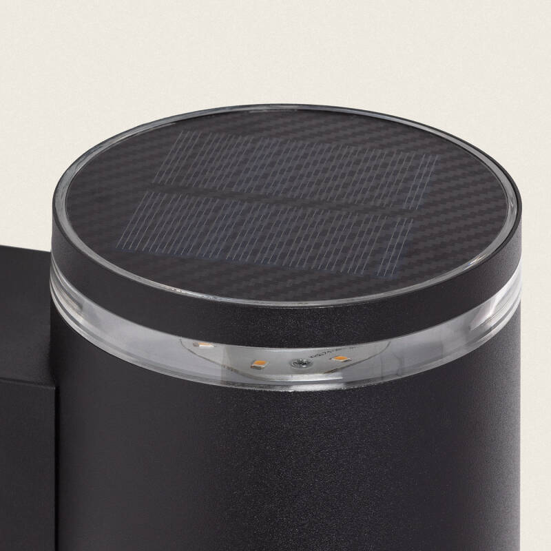 Aplique de Pared Exterior Solar LED Aluminio con Sensor de Movimiento Draco