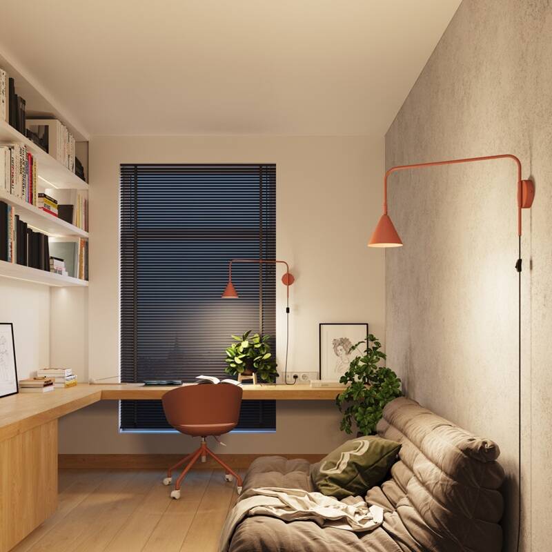 Lámpara de Pared Acero Nox SOLLUX