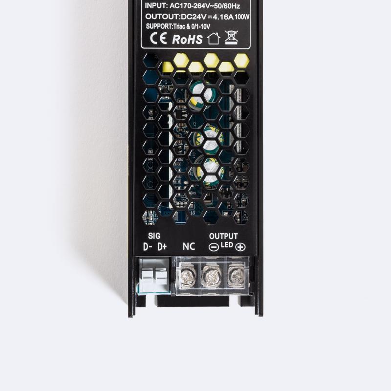 Fuente de Alimentación Regulable 0/1-10V 24V DC 100W 4.16A