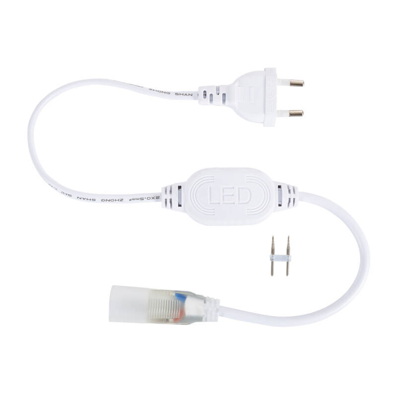 Tira LED Neón Regulable 220V Verde Circular 360 9W/m Corte 100cm IP67 a Medida