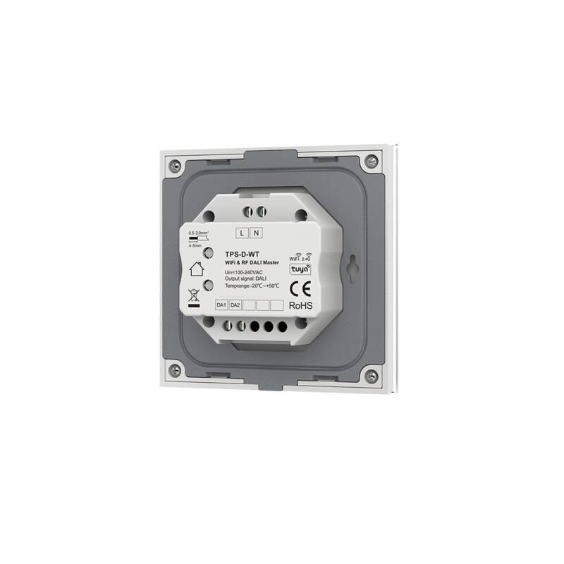 Panel Táctil WIFI DALI Master DT6/DT8 SKYDANCE TPS-D-WT Compatible con Mando RF