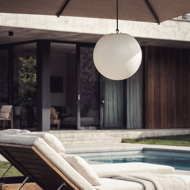 Lámpara Colgante Esférica Decorativa Bola de Luz Led Evan Orb