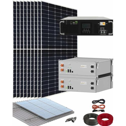 Kit Placa Solar para Instalación Paneles Solares 5500W con 10kWh Litio Suntaic