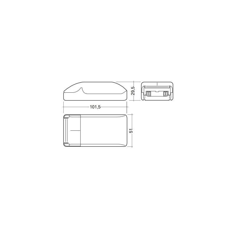 Fuente de Alimentación PS1 TRIDONIC para equipos y módulos de control DALI 4W