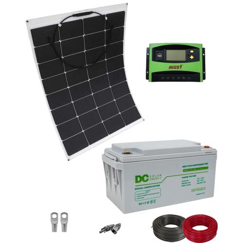 Kit Placa Solar Furgoneta Flexible 12V 500Whdia