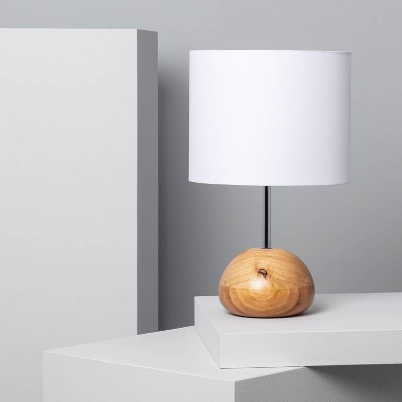 Lámpara de Mesa de Madera Gulbi