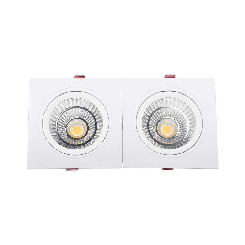 Foco Downlight LED 20W Rectangular Madison Corte 205x90 mm