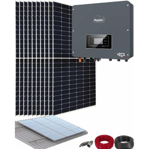 Kit Solar de Autoconsumo Fotovoltaico para Instalación Placas Solares 5000W Azzurro Monofásico