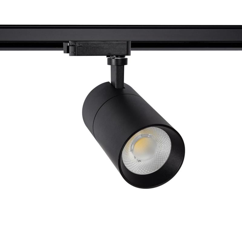 Foco Carril LED Monofásico 20W Mallet Negro