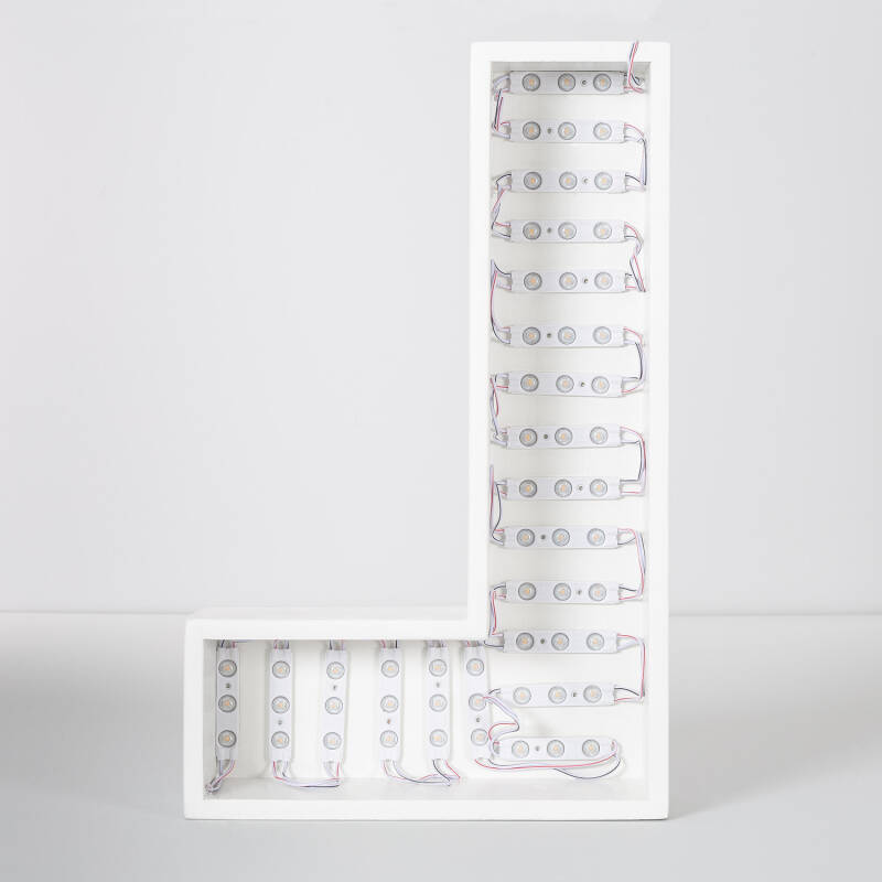 Módulo LED 20 Piezas 24W IP65 24V DC para Carteles Publicitarios 2.5m
