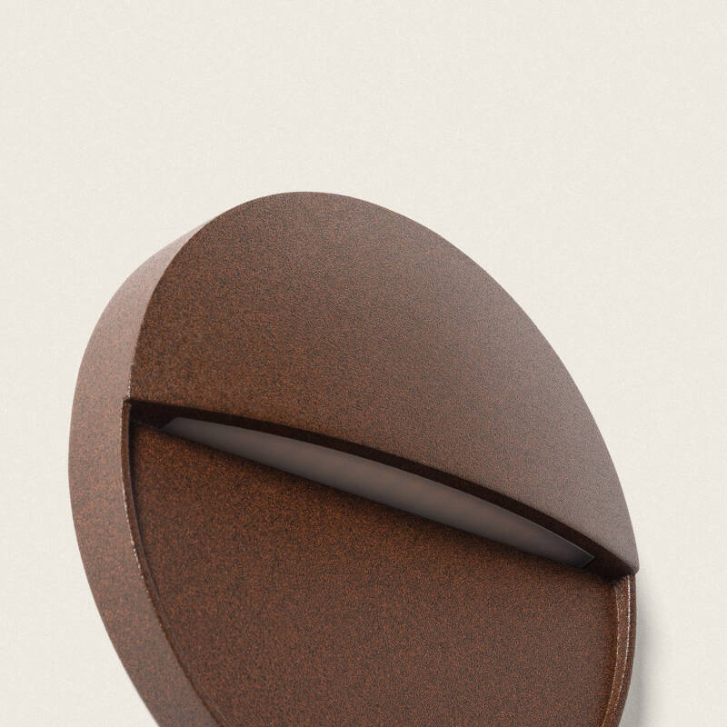 Aplique de Pared Exterior LED 3W CCT Seleccionable Superficie Circular Jade