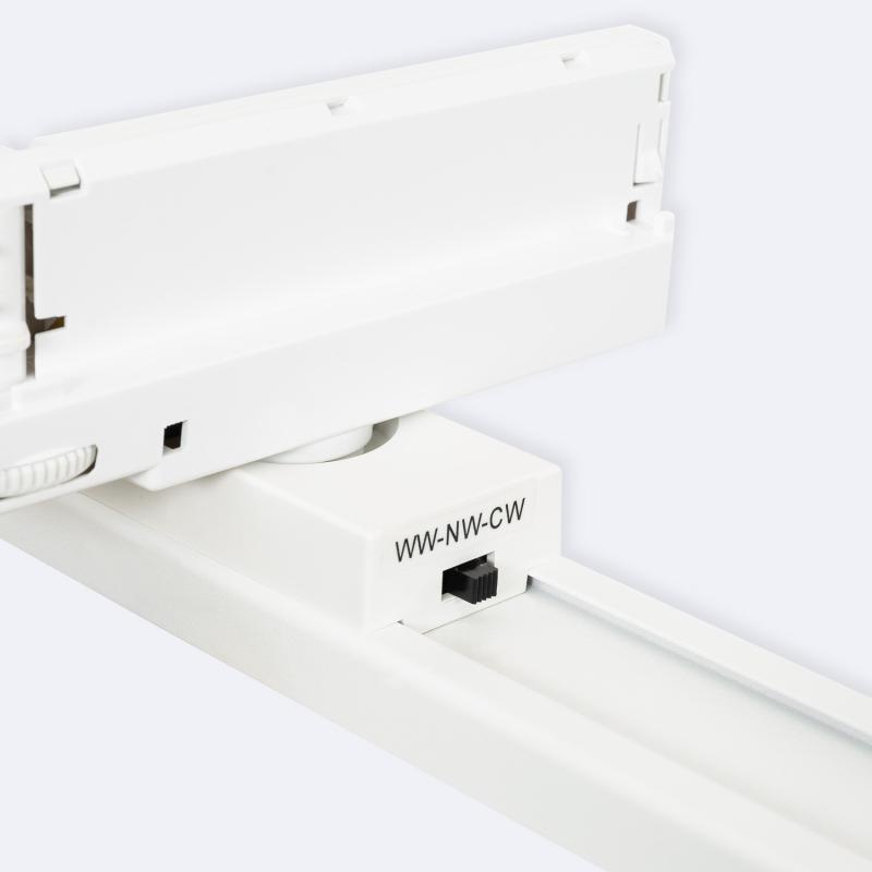 Foco Carril Lineal LED Trifásico 30W CCT Seleccionable Davis Lente Simétrica LIFUD