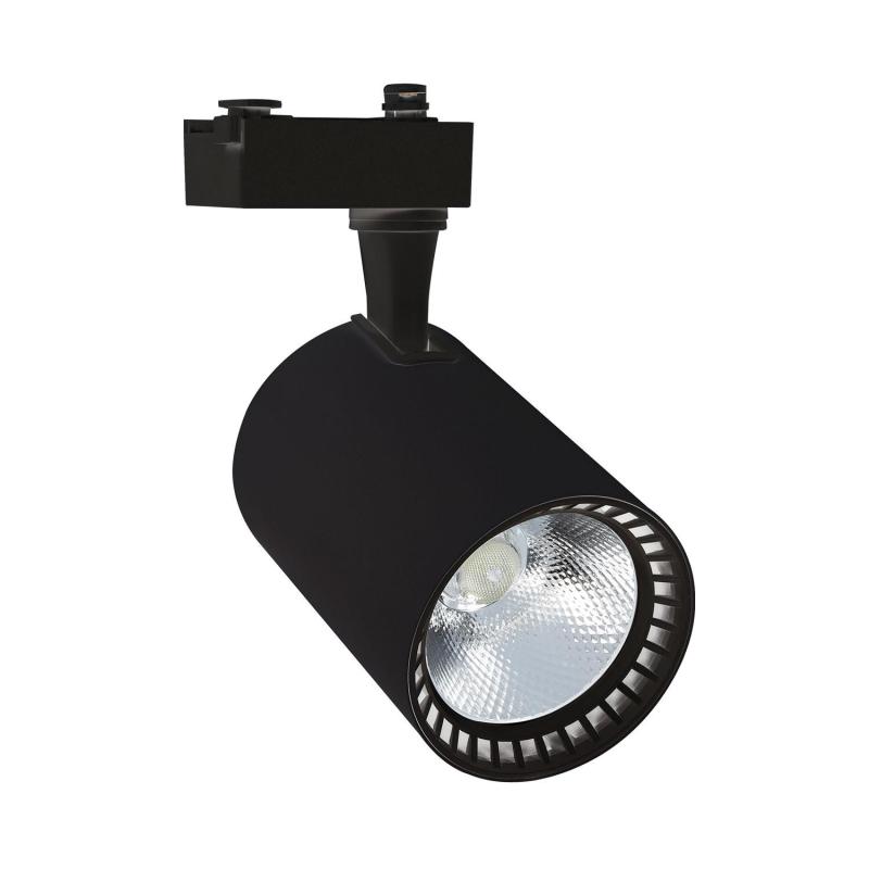 Foco Carril LED Monofásico 40W Bron Negro