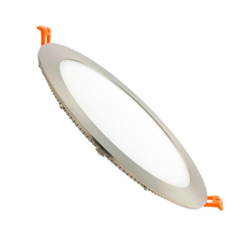 Placa LED 15W Circular SuperSlim Corte Ø 170 mm Silver