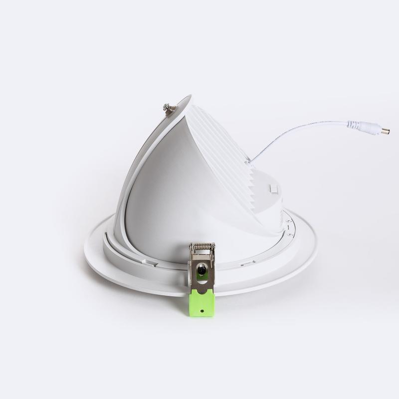 Downlight LED 60W Circular Direccionable Chip OSRAM 120 lm/W LIFUD Corte Ø 200 mm
