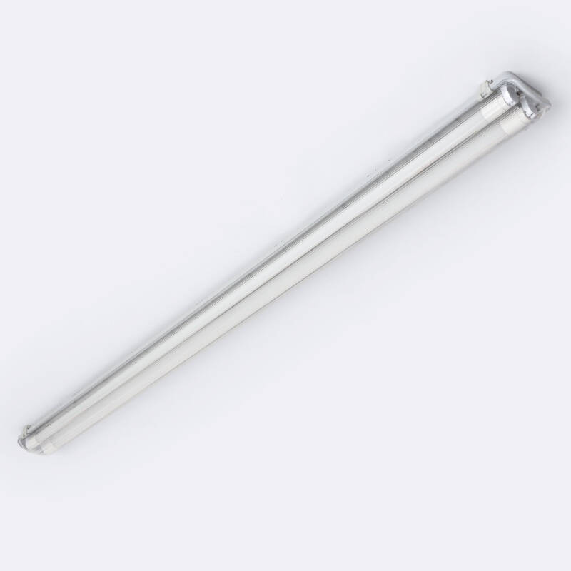 Pantalla Estanca 150cm IP65 con dos Tubos LED Cristal 22W 140lm/W