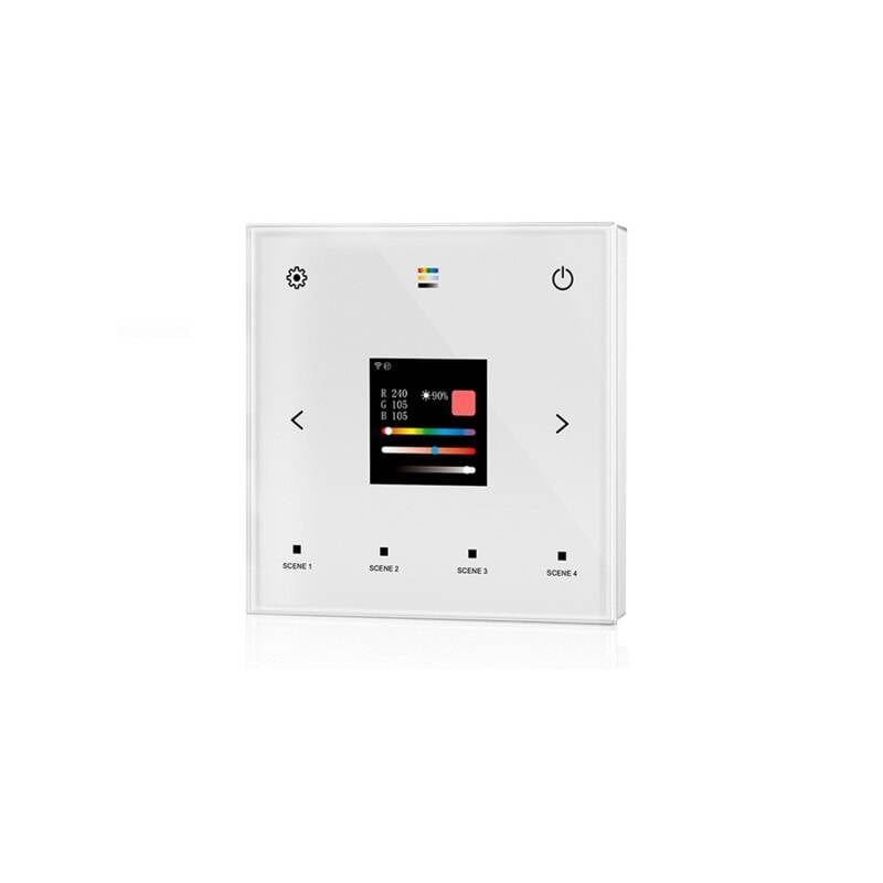 Panel Táctil WIFI DALI Master DT6/DT8 SKYDANCE TPS-D-WT Compatible con Mando RF