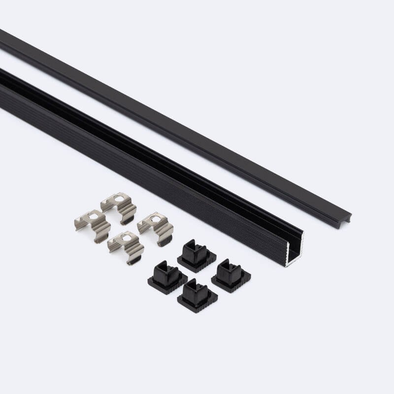 Perfil Aluminio Superficie Mini para Tira LED hasta 6 mm
