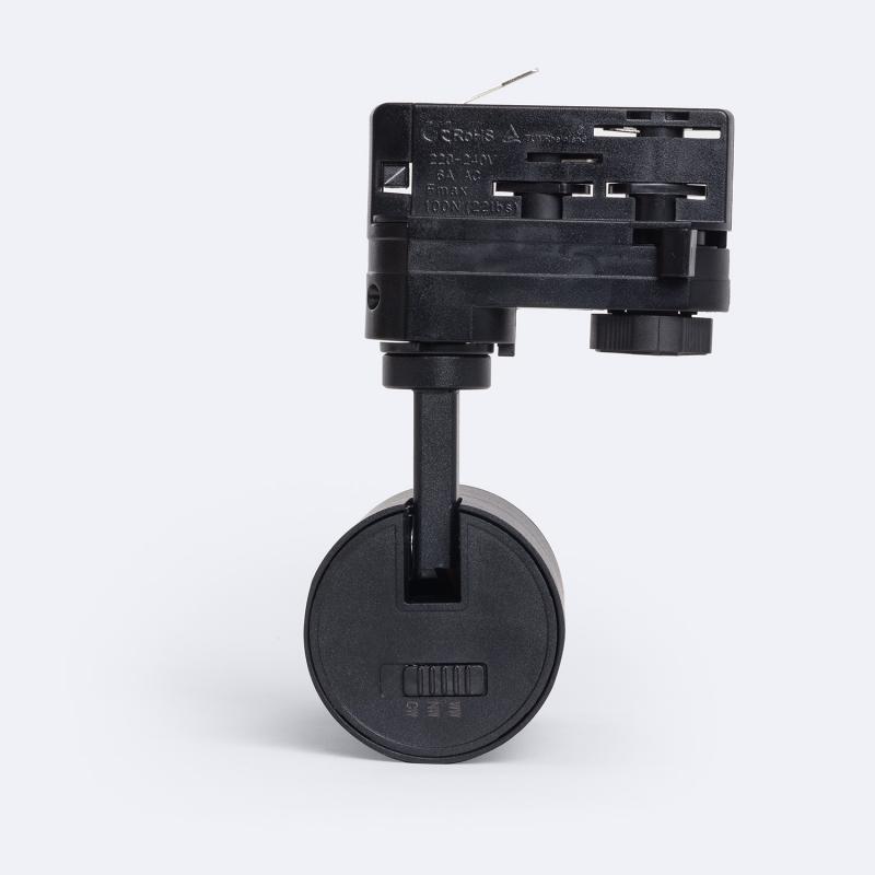Foco Carril LED Trifásico 10W Regulable CCT Seleccionable Pulyx Multiángulo 15-60º