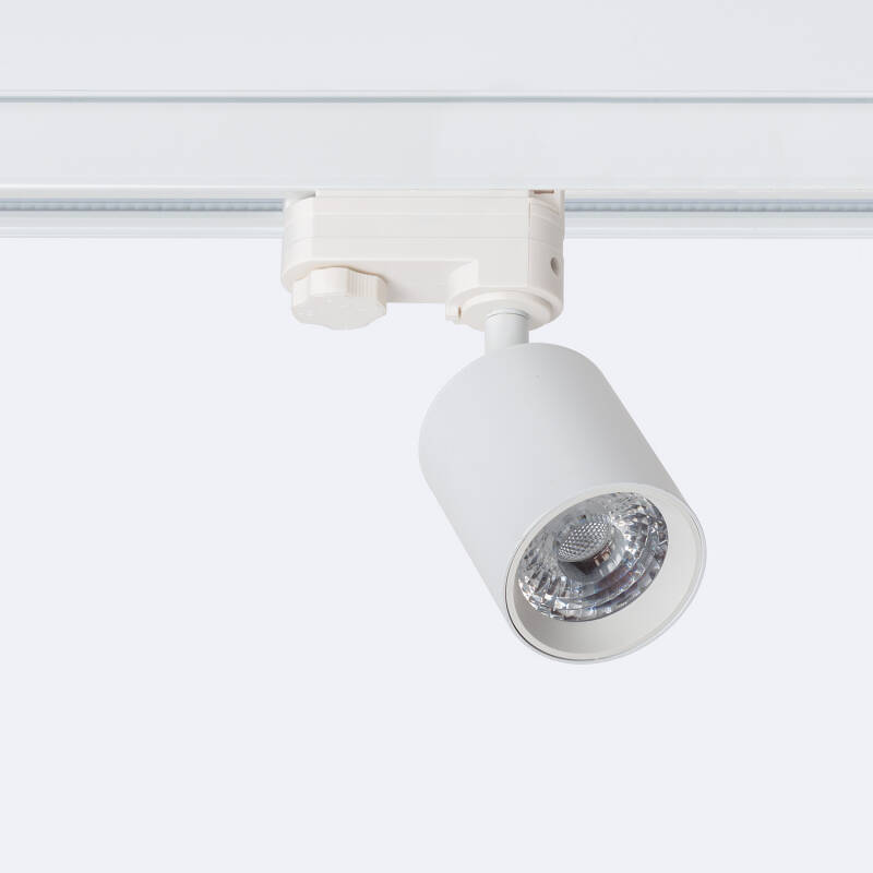 Foco Carril LED Trifásico 10W Regulable Mallet Blanco