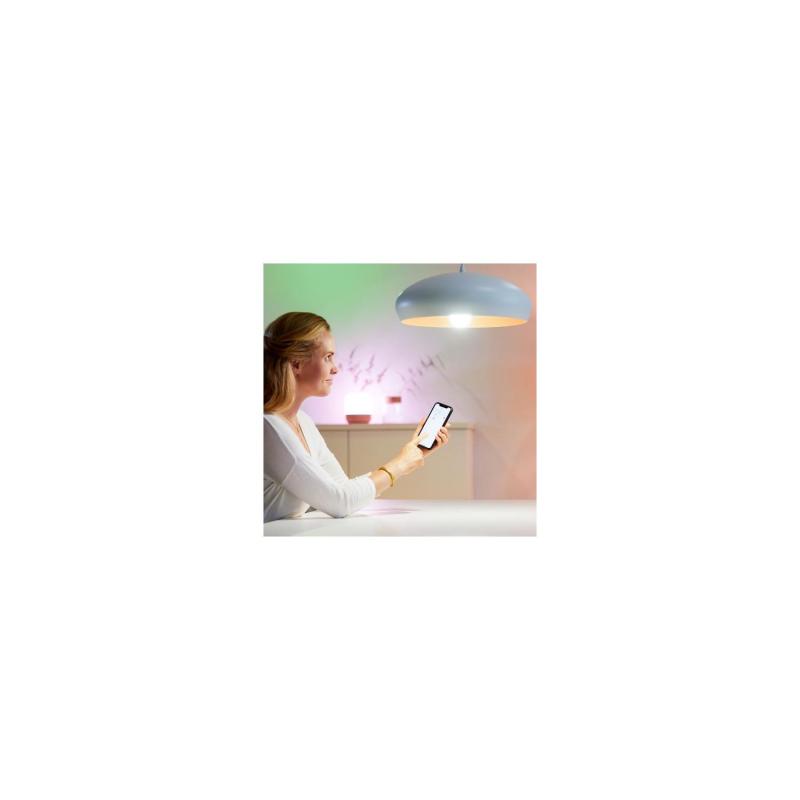 Pack 2 Bombillas Inteligentes LED E14 4.9W 470 lm C37 WiFi  + Bluetooth Regulable RGBWW WIZ