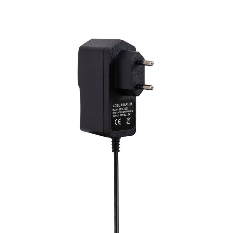 Fuente de Alimentación 12V DC 12W 1A con Enchufe