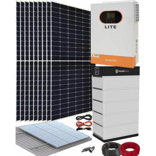 Kit Instalación Solar Aislada 18kWh 5000W 19800Whdia
