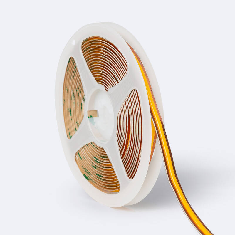 Tira LED 24V COB 528 LED/m 5m 13W/m 1000lm/m Ancho 8mm FreeCut IP20 CRI90 COPPER