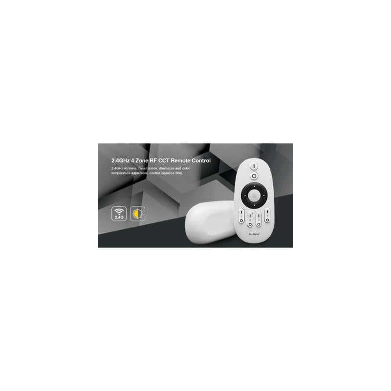 Mando RF para Regulador LED Monocolor / CCT 4 Zonas MiBoxer FUT007