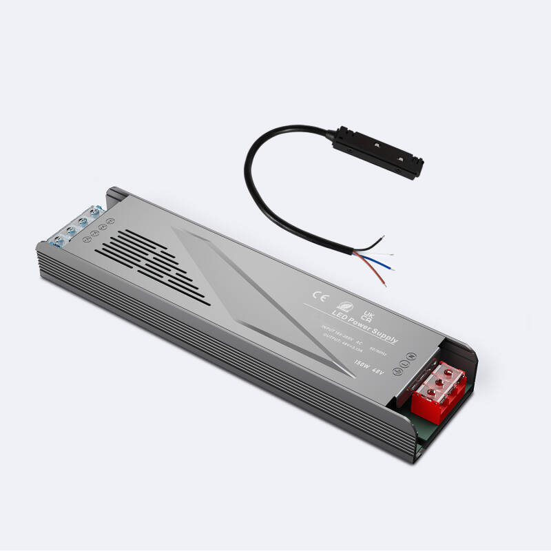 Kit Fuente Alimentación 48V DC Externa + conector para Carril Magnético 20mm