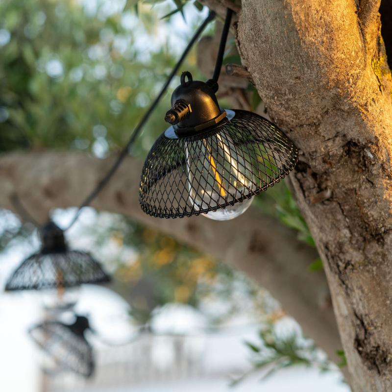 Guirnalda Solar Exterior LED de Bombillas Kodos 6.5m