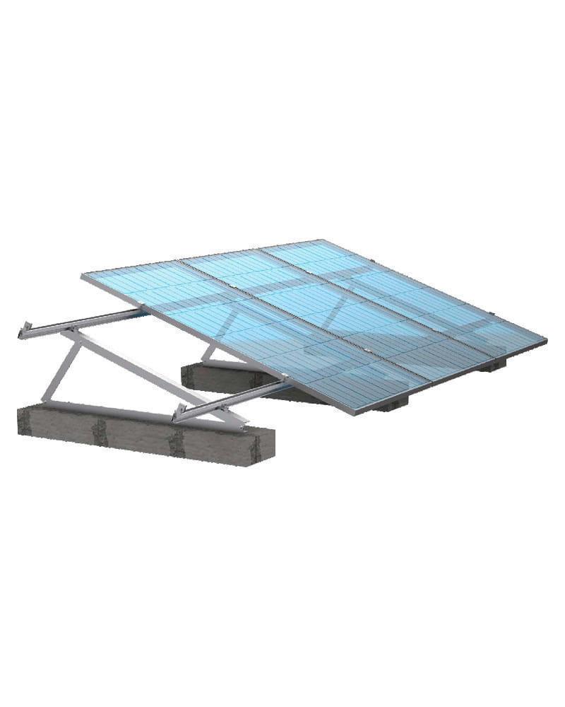Estructura 3 Paneles 15º Inclinada Falcat