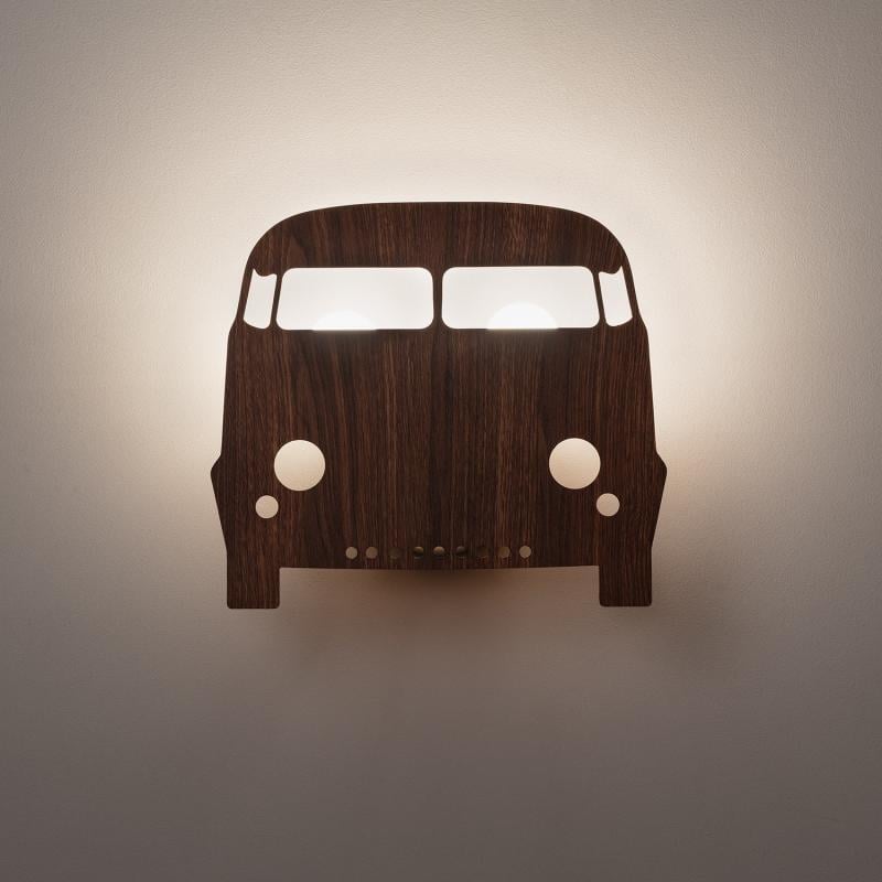 Aplique de Pared de Madera Infantil Bussi