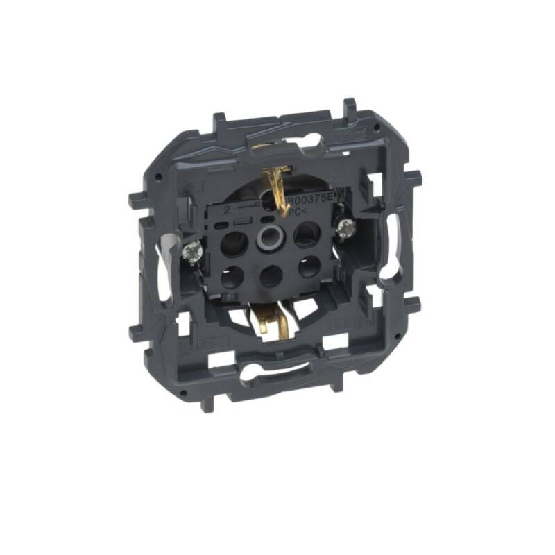 Base Enchufe Schuko 2P+T 16A 2 Módulos LEGRAND Niloé Step 864021B