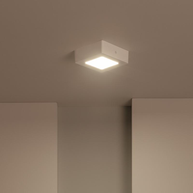 Plafón LED 6W Cuadrado 120x120mm