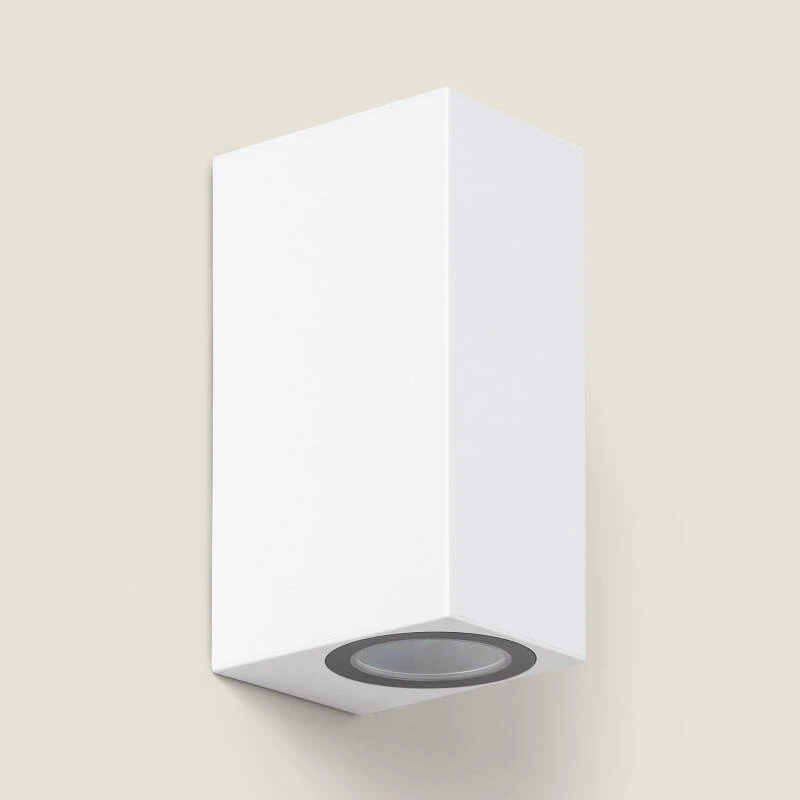 Aplique de Pared Exterior Iluminación Doble Cara Miseno Blanco