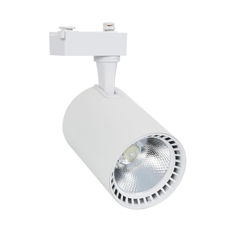 Foco Carril LED Monofásico 40W Bron Blanco