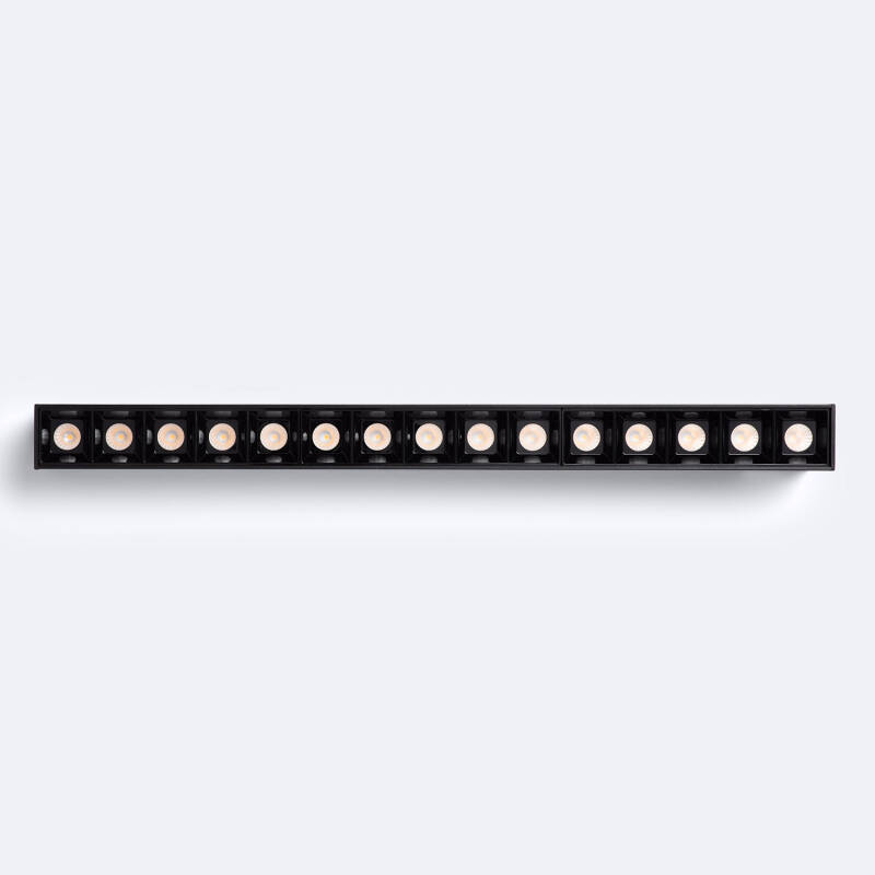 Foco Lineal Optic LED VisualConfort de Superficie 40cm 24W CRI90 UGR16