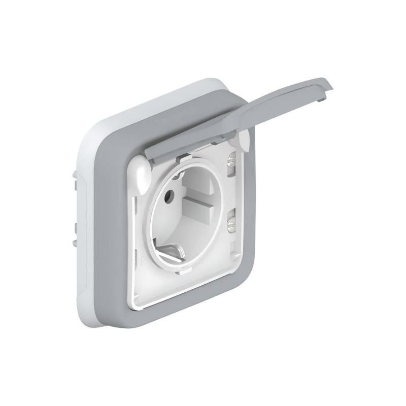Base Enchufe Empotrable Exterior IP55 16A 2P+T LEGRAND PLEXO 069833