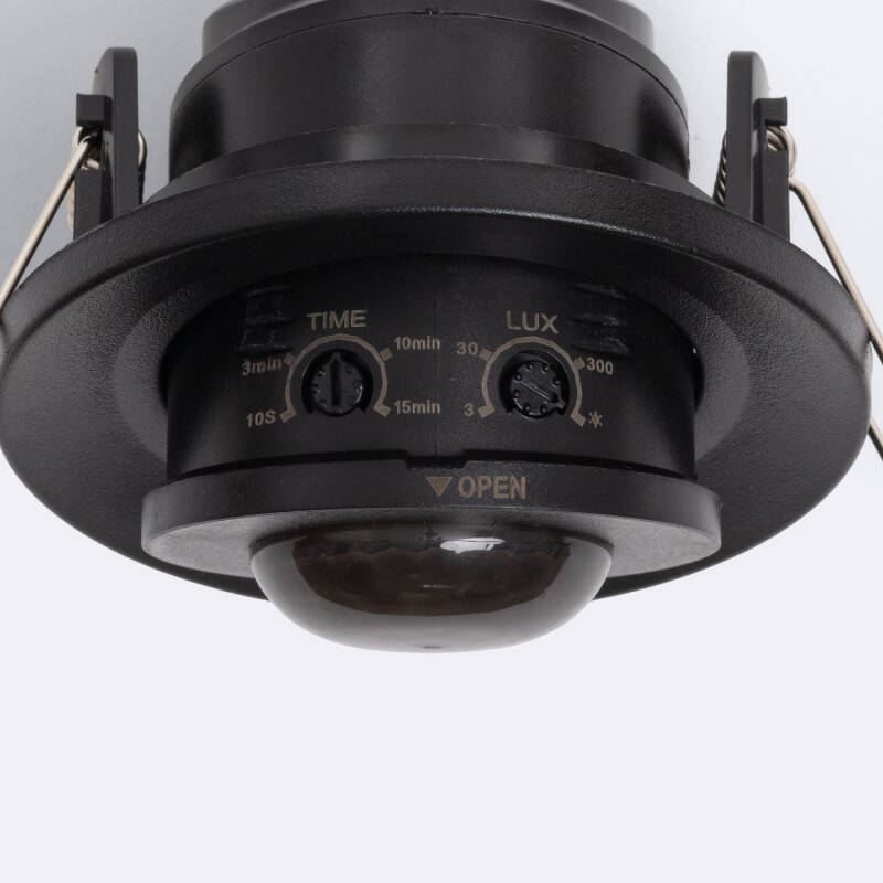 Sensor de Movimiento PIR Empotrable 360º Direccionable