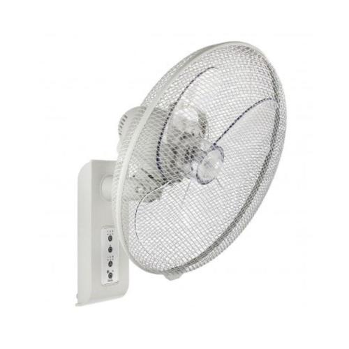Ventilador de Pared Silencioso 50W Greyhound Blanco con Mando a Distancia