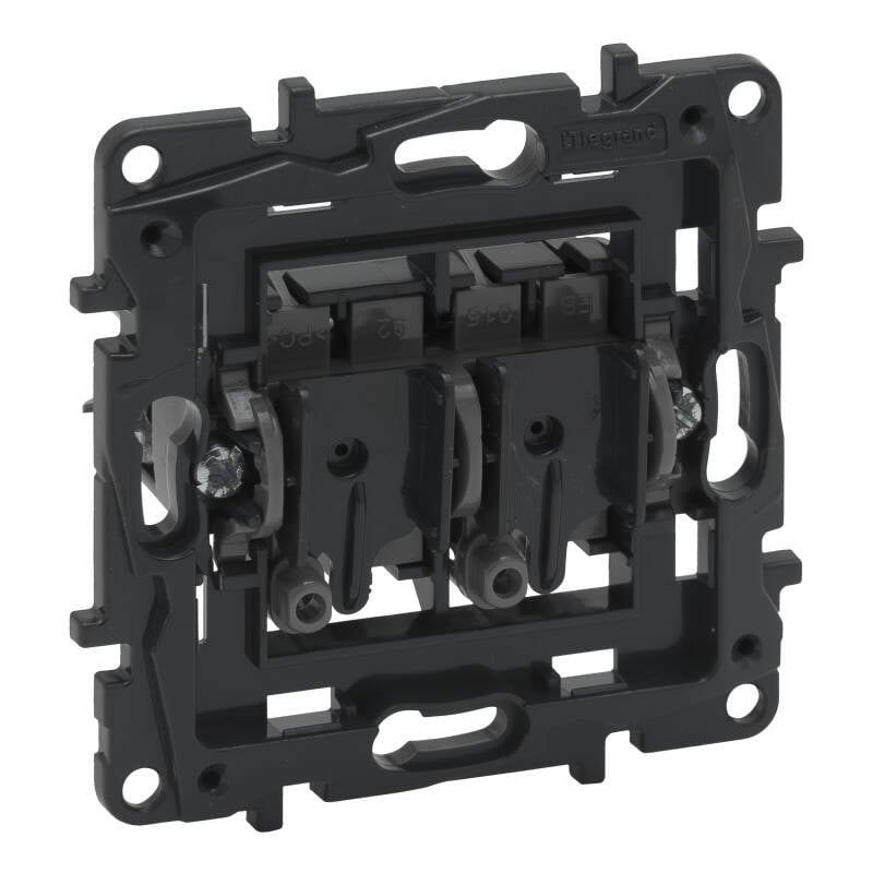 Mecanismo Interruptor Doble 10AX AC LEGRAND Niloé Step 864005B
