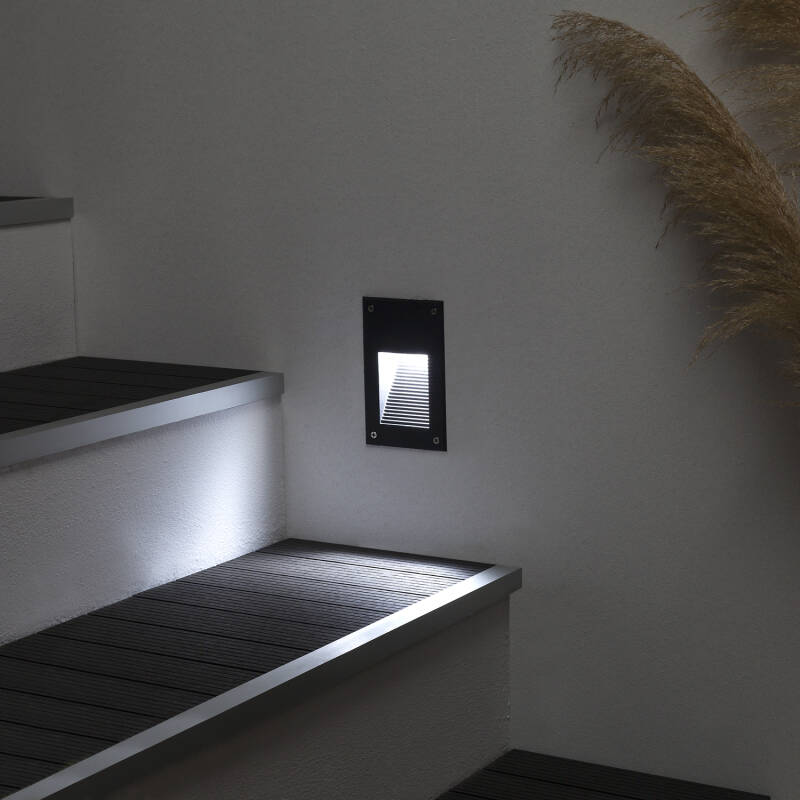 Baliza Exterior LED 3W Empotrable Pared Olite